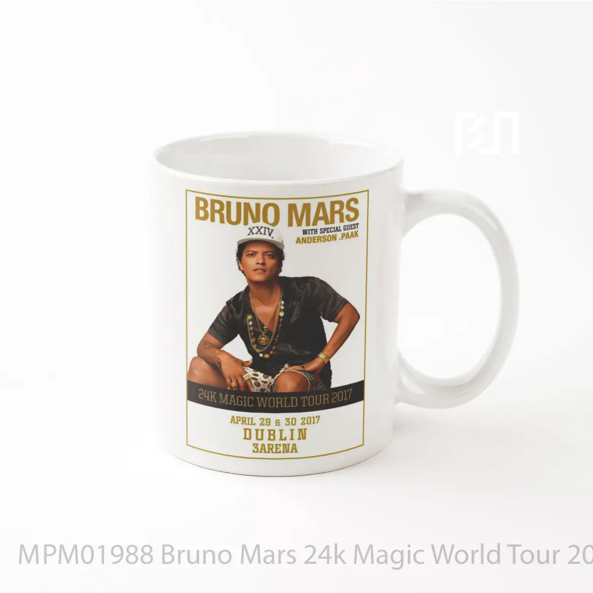 Mug Bruno Mars 24k Magic World Tour 2017 Dublin MPM01988