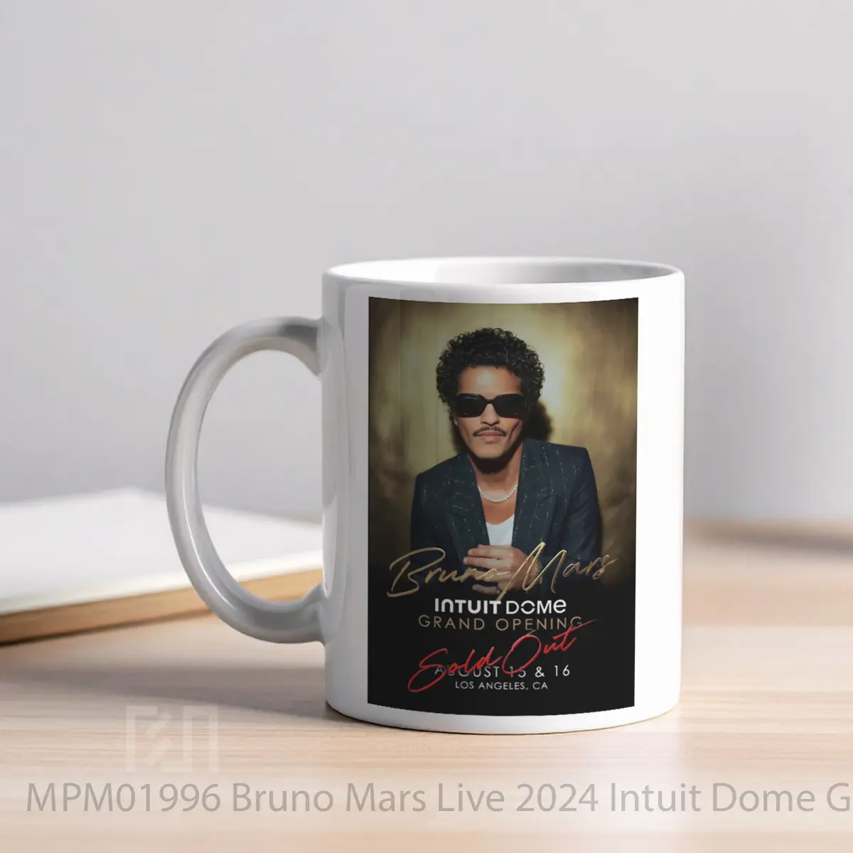 Mug Bruno Mars Live 2024 Intuit Dome Grand Opening 1 MPM01996 - All-side / Desain