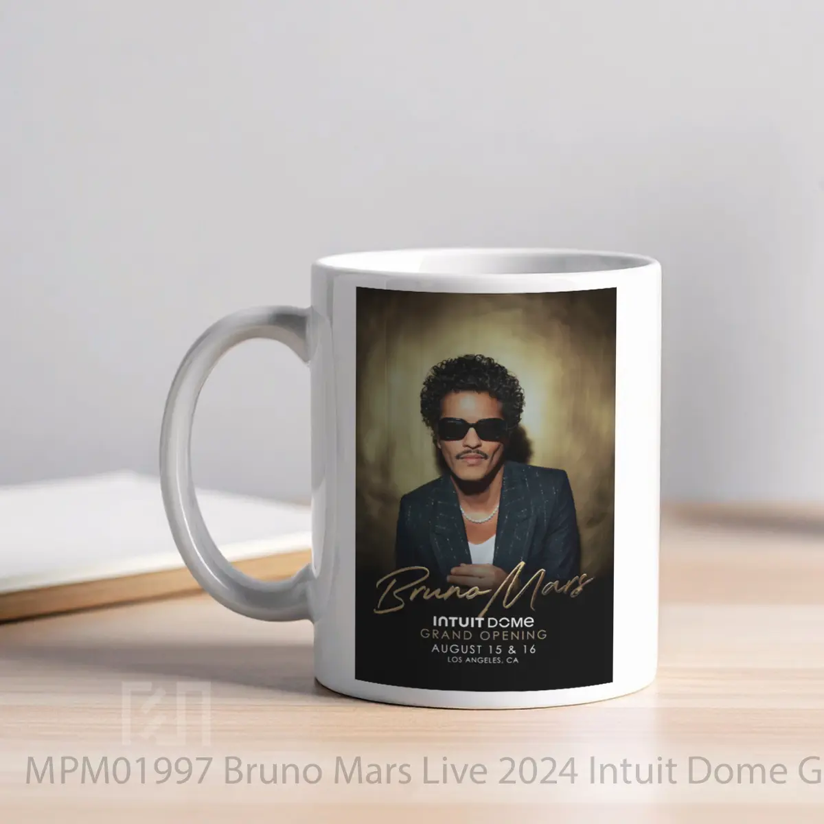 Mug Bruno Mars Live 2024 Intuit Dome Grand Opening MPM01997 - All-side / Desain