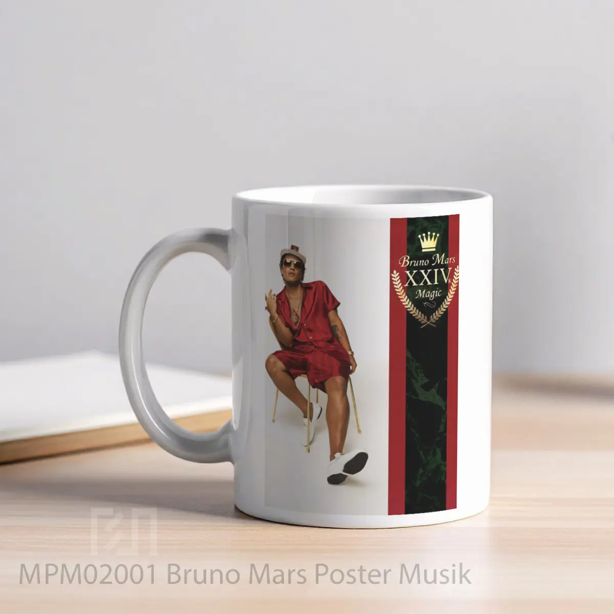 Mug Bruno Mars MPM02001 - All-side / Desain