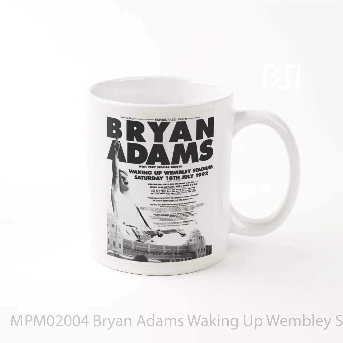 Mug Bryan Adams Waking Up Wembley Stadium 1992 MPM02004