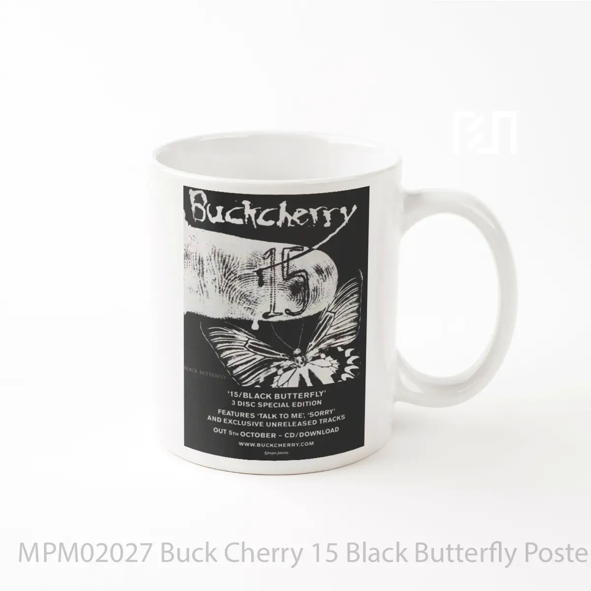 Mug Buck Cherry 15 Black Butterfly MPM02027
