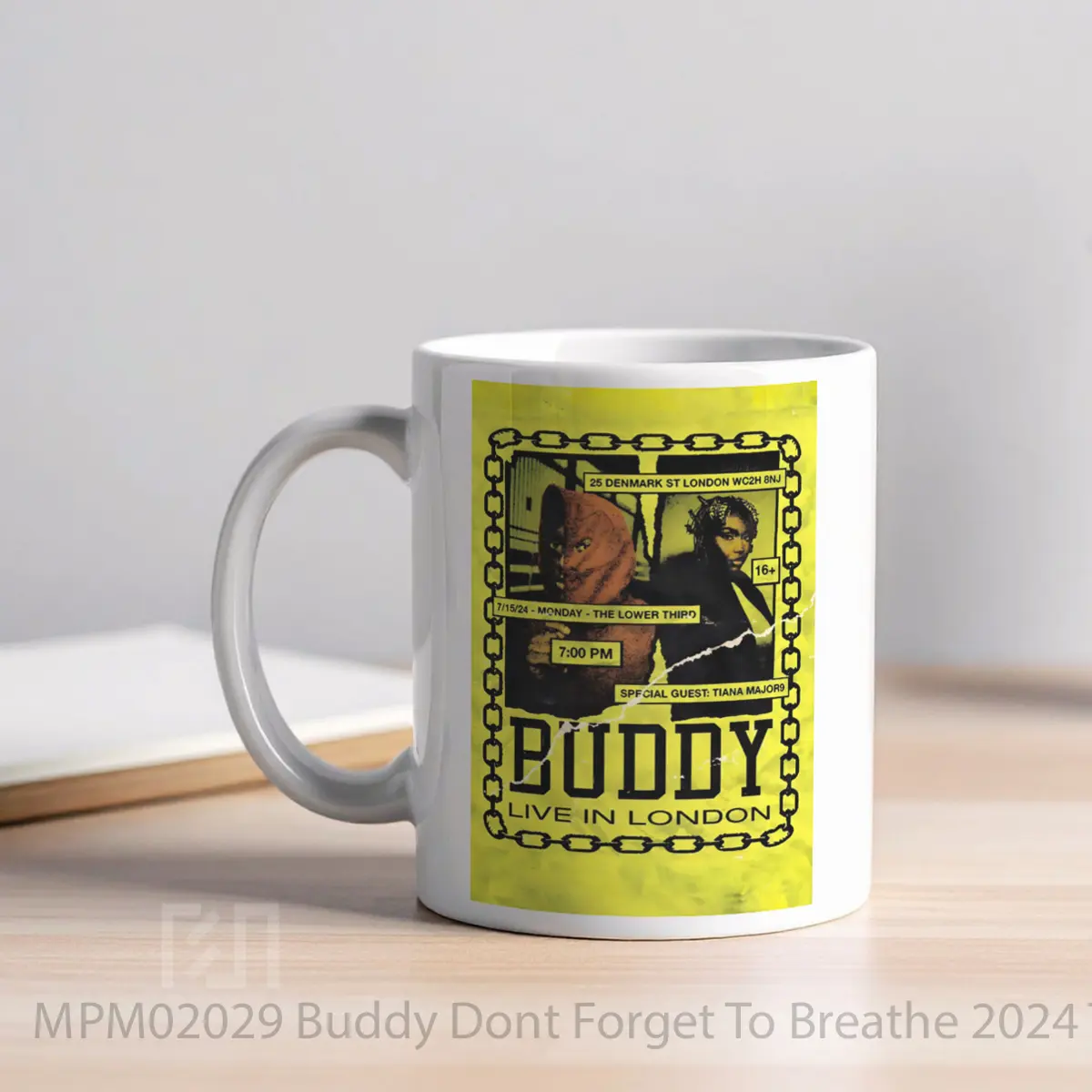 Mug Buddy Dont Forget To Breathe 2024 Tour MPM02029 - All-side / Desain