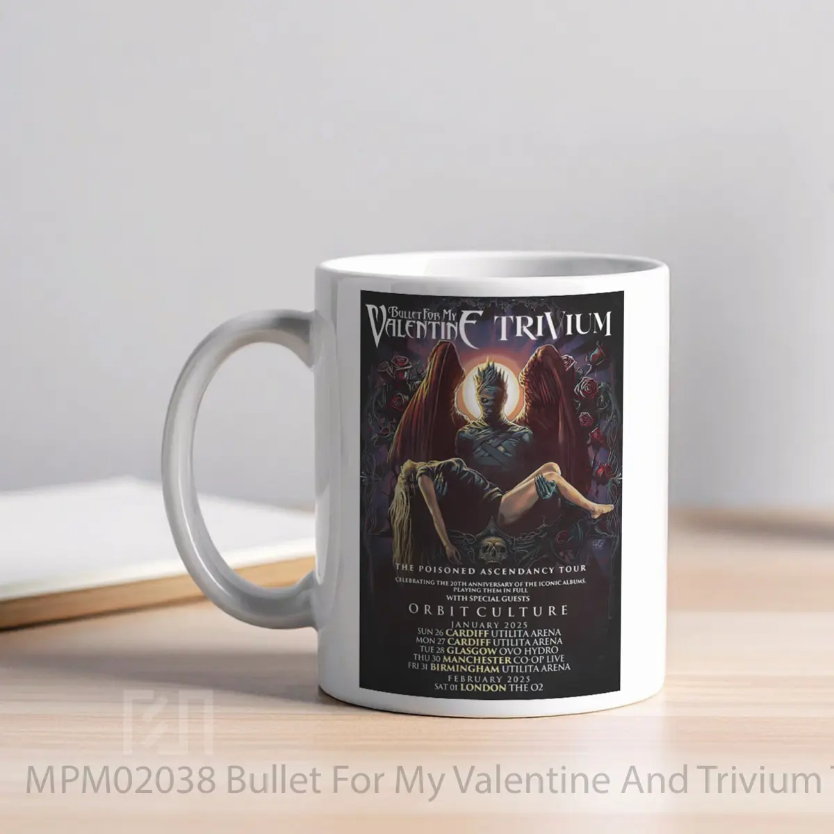 Mug Bullet For My Valentine And Trivium The Poisoned Ascendancy Tour 2025 MPM02038 - All-side / Desain