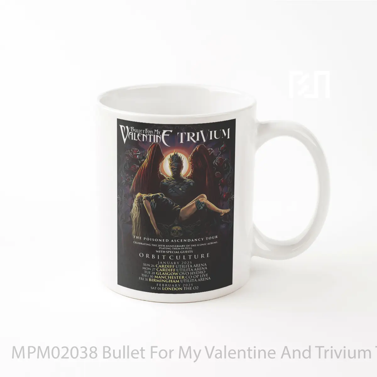 Mug Bullet For My Valentine And Trivium The Poisoned Ascendancy Tour 2025 MPM02038