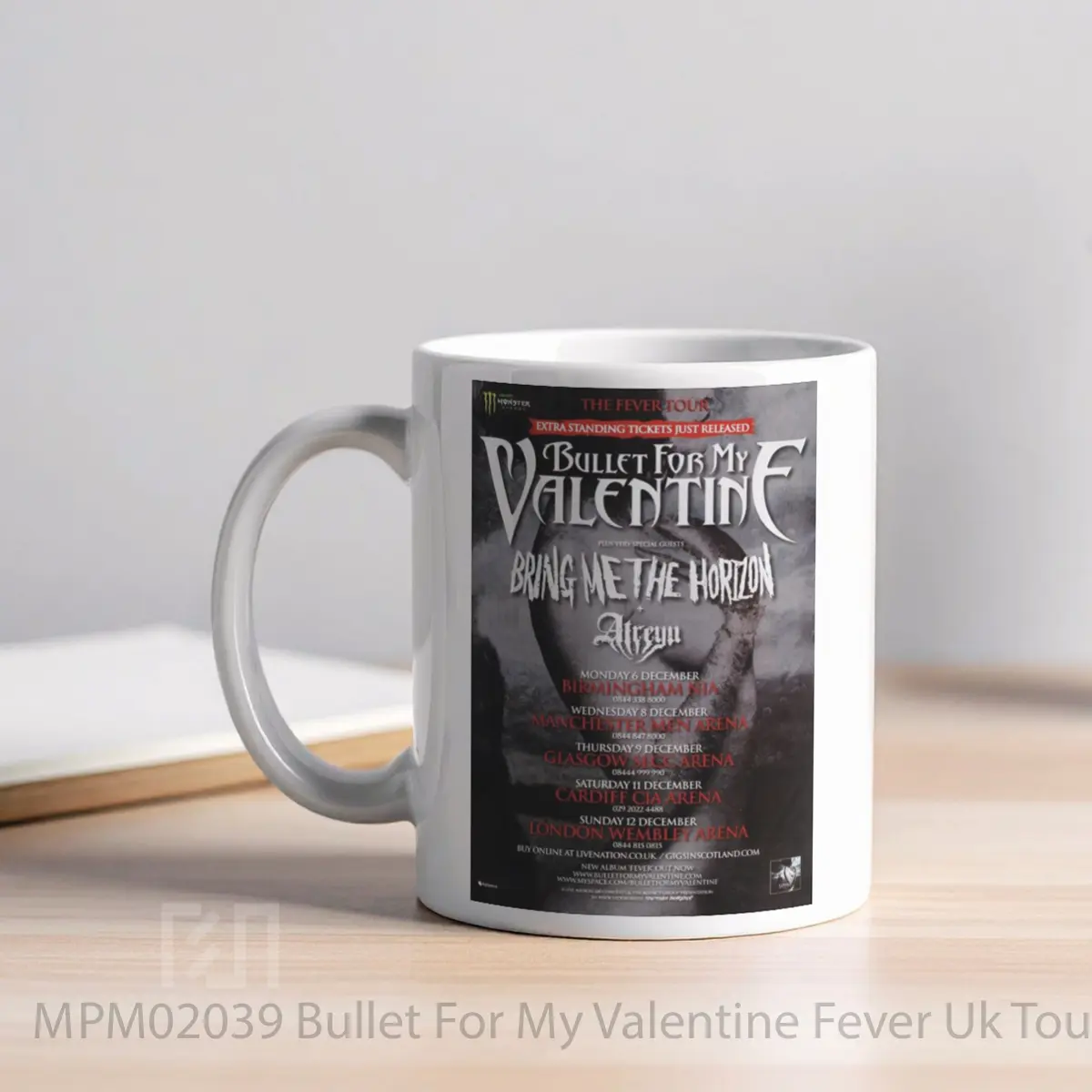 Mug Bullet For My Valentine Fever Uk Tour 2010 MPM02039 - All-side / Desain