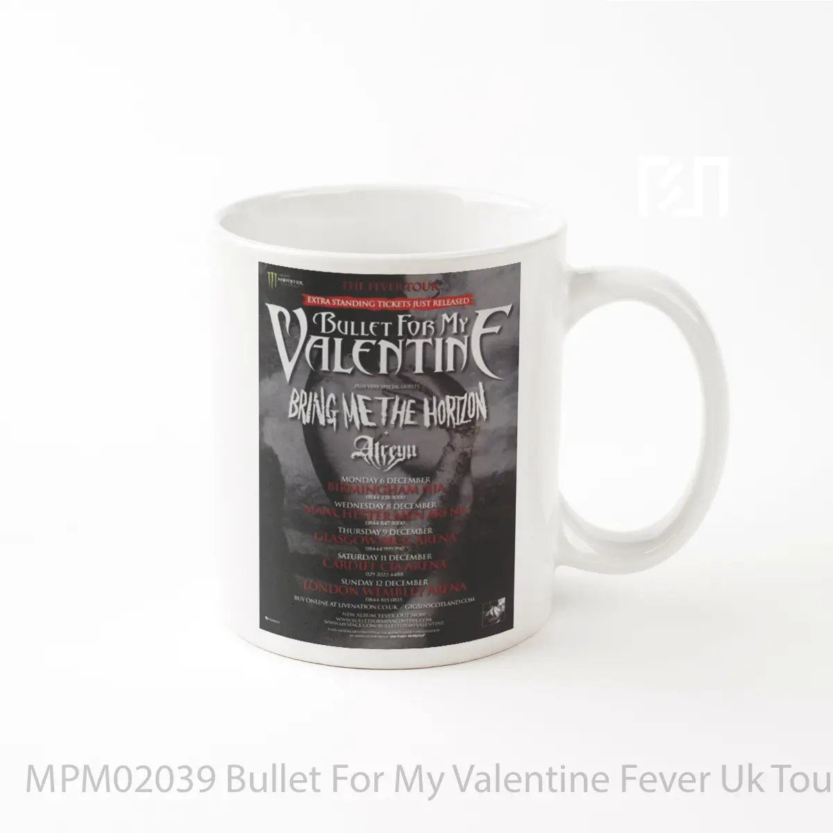 Mug Bullet For My Valentine Fever Uk Tour 2010 MPM02039