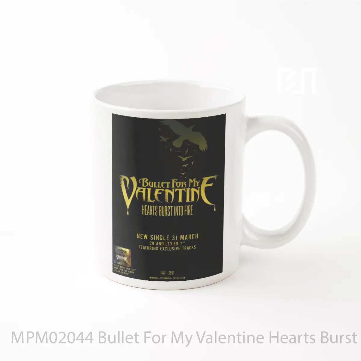 Mug Bullet For My Valentine Hearts Burst Into Fire Pos MPM02044