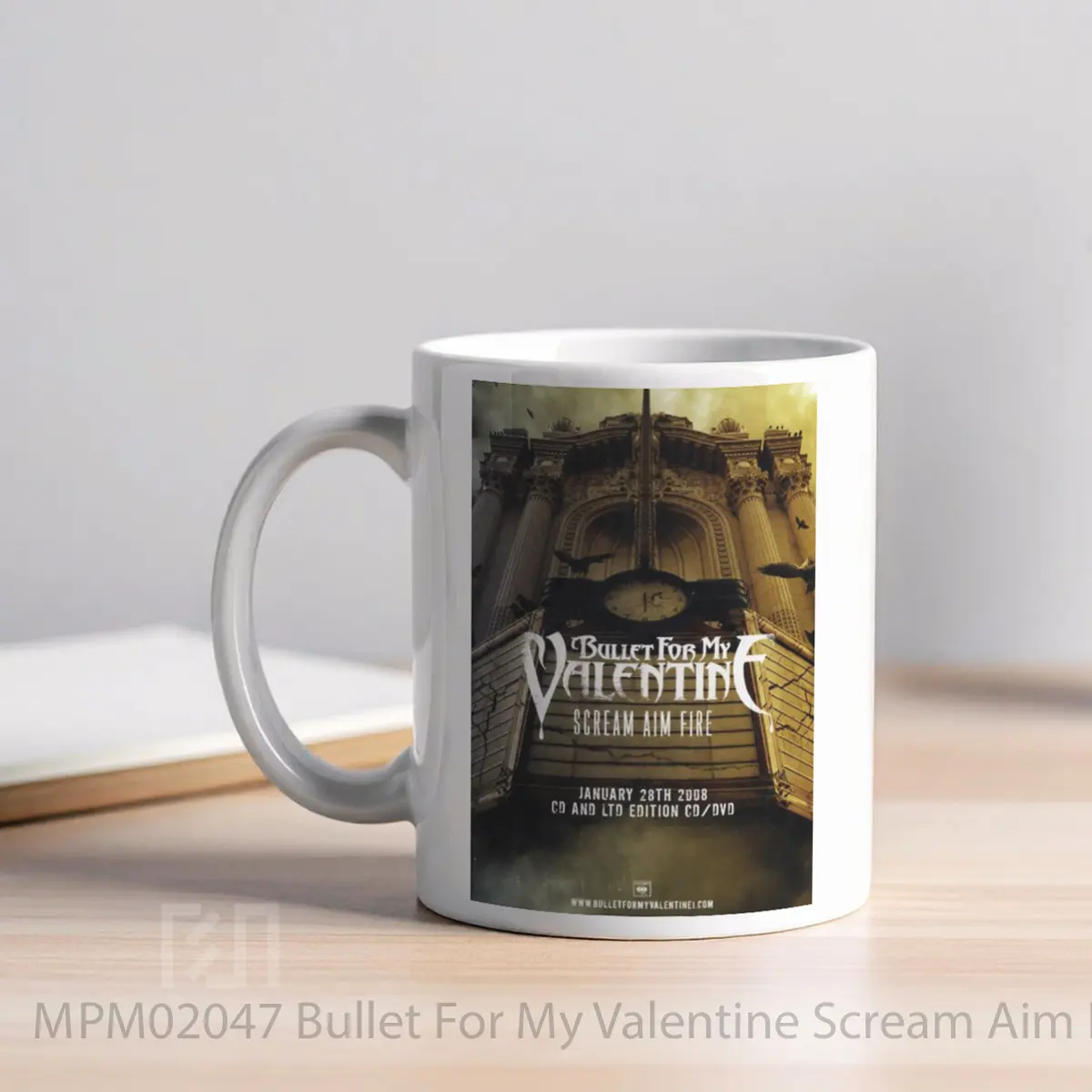 Mug Bullet For My Valentine Scream Aim Fire MPM02047 - All-side / Desain