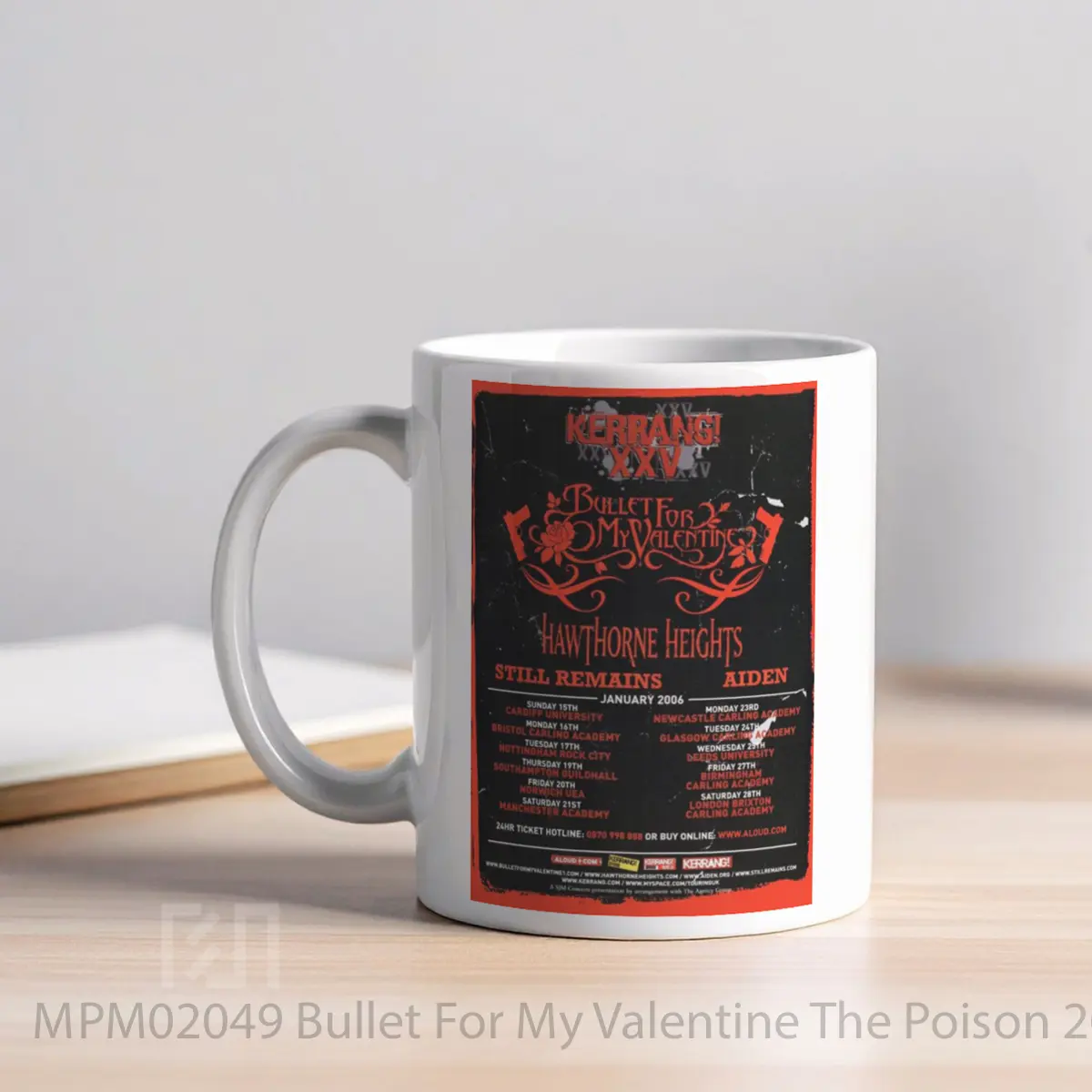 Mug Bullet For My Valentine The Poison 2006 Kerrang To MPM02049 - All-side / Desain