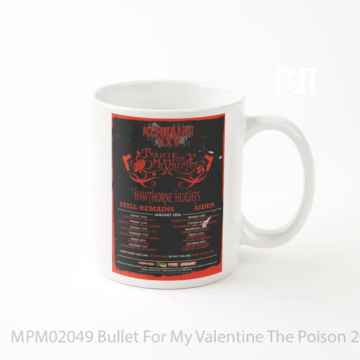 Mug Bullet For My Valentine The Poison 2006 Kerrang To MPM02049