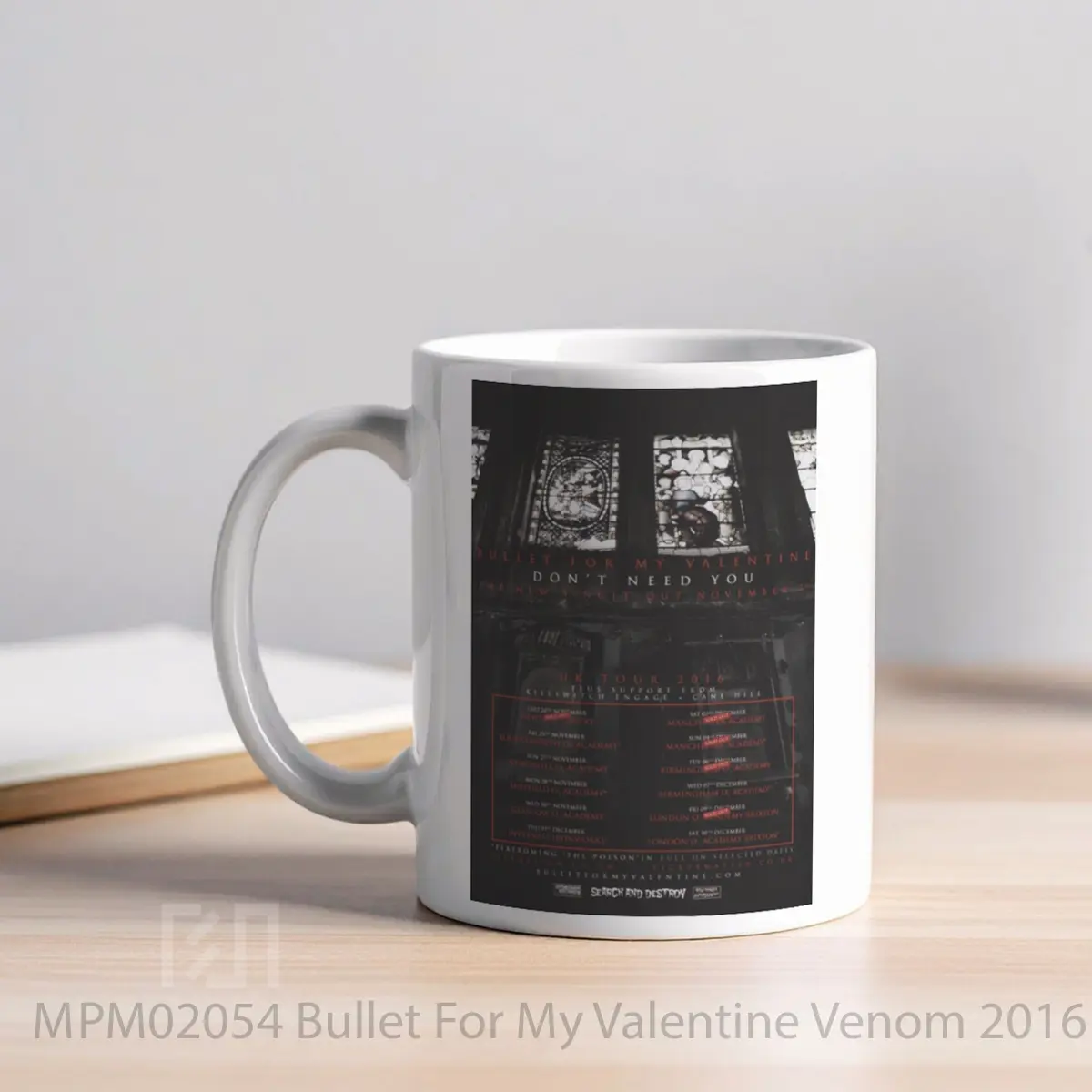 Mug Bullet For My Valentine Venom 2016 Uk Tour MPM02054 - All-side / Desain