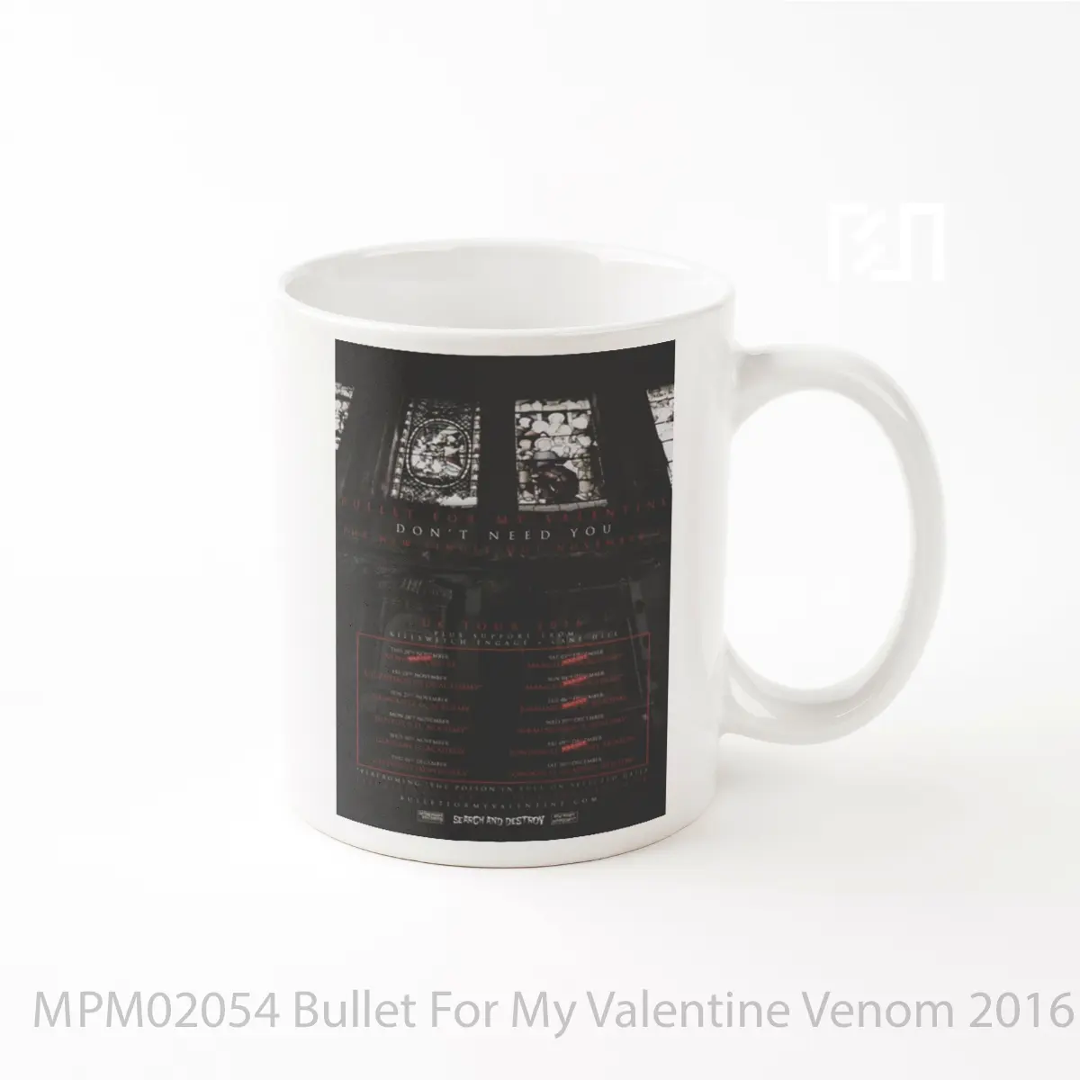 Mug Bullet For My Valentine Venom 2016 Uk Tour MPM02054