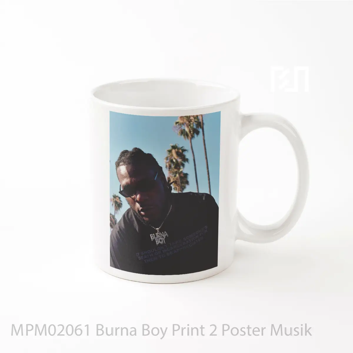 Mug Burna Boy Print 2 MPM02061