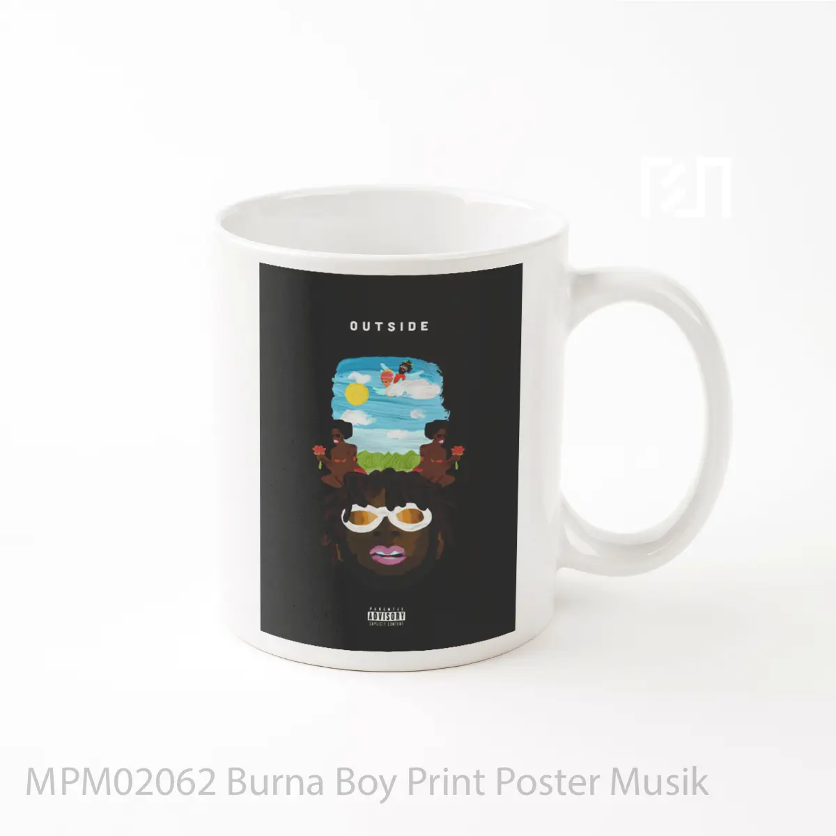 Mug Burna Boy Print MPM02062