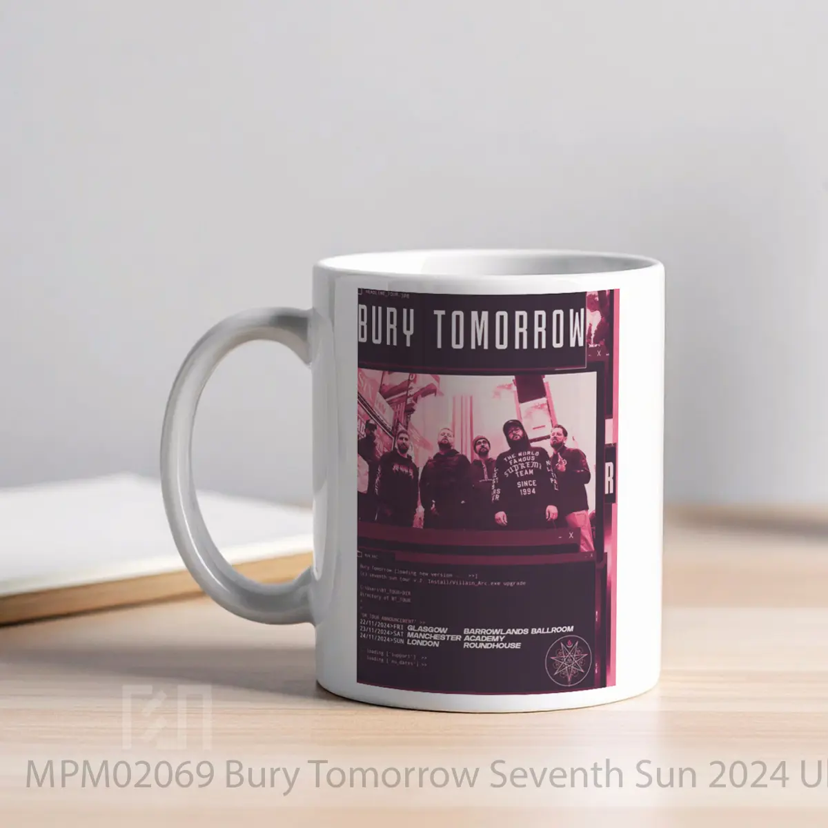 Mug Bury Tomorrow Seventh Sun 2024 Uk Tour MPM02069 - All-side / Desain