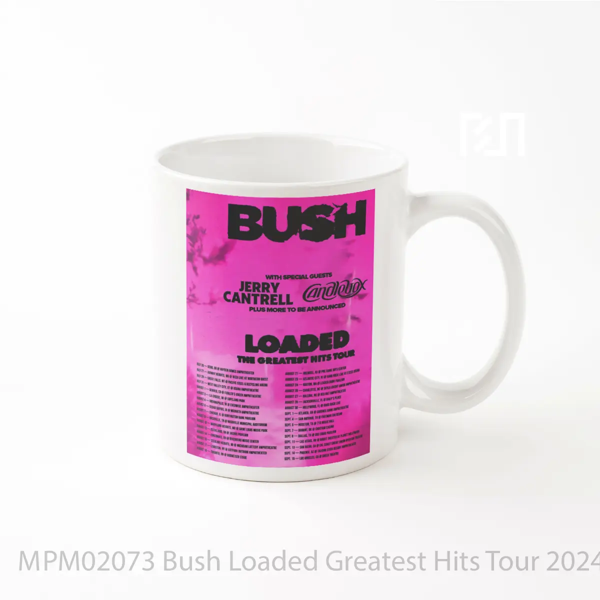 Mug Bush Loaded Greatest Hits Tour 2024 North America MPM02073