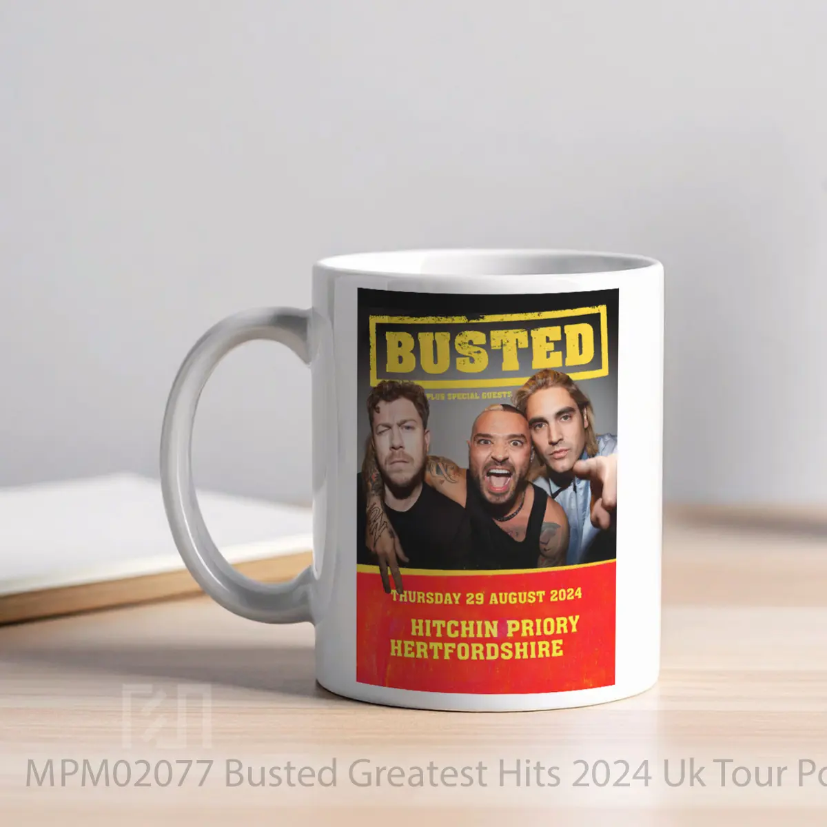 Mug Busted Greatest Hits 2024 Uk Tour MPM02077 - All-side / Desain