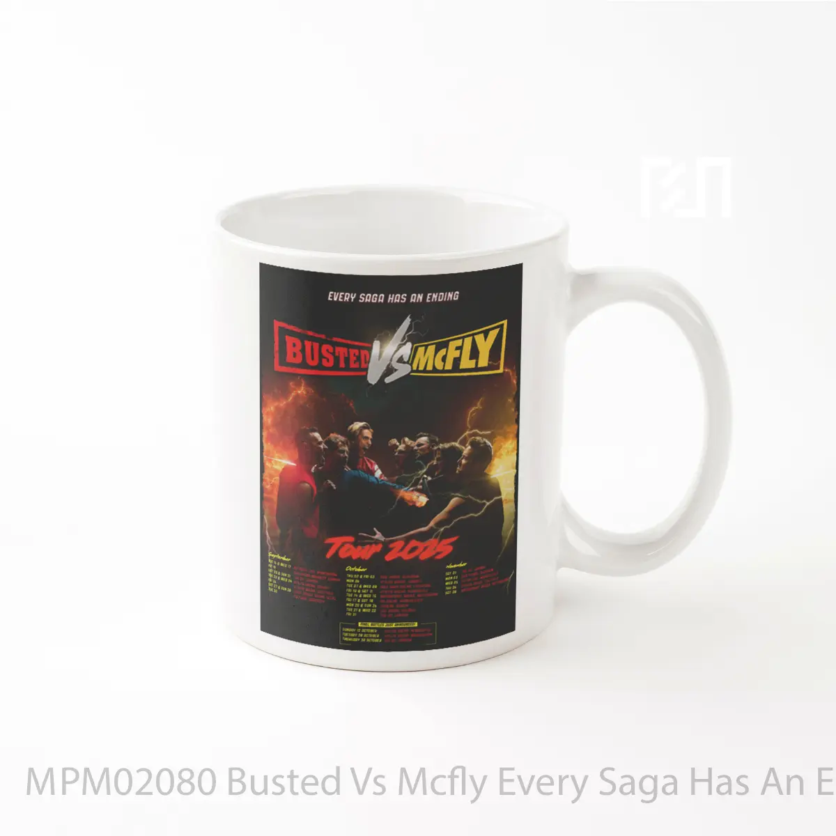 Mug Busted Vs Mcfly Every Saga Has An Ending Tour 2025 MPM02080