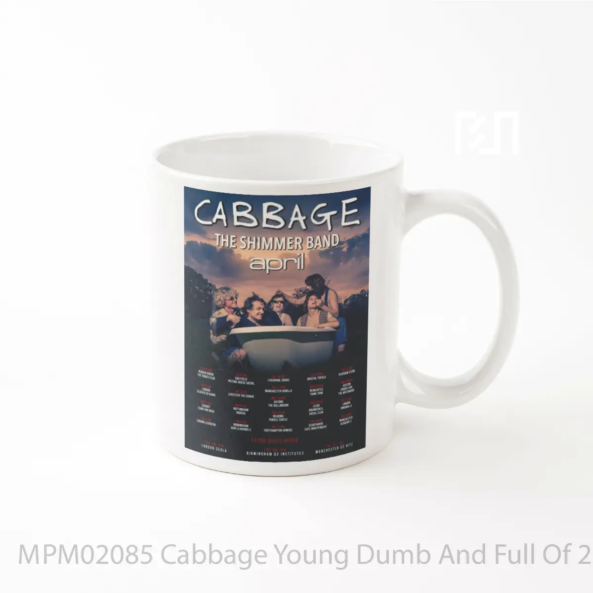 Mug Cabbage Young Dumb And Full Of 2017 Uk Tour MPM02085