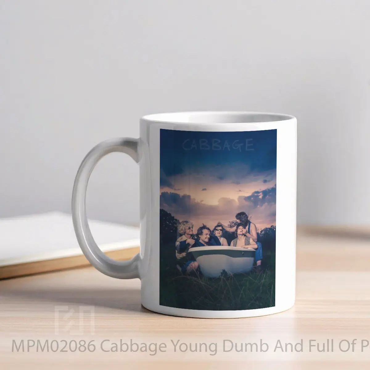 Mug Cabbage Young Dumb And Full Of MPM02086 - All-side / Desain