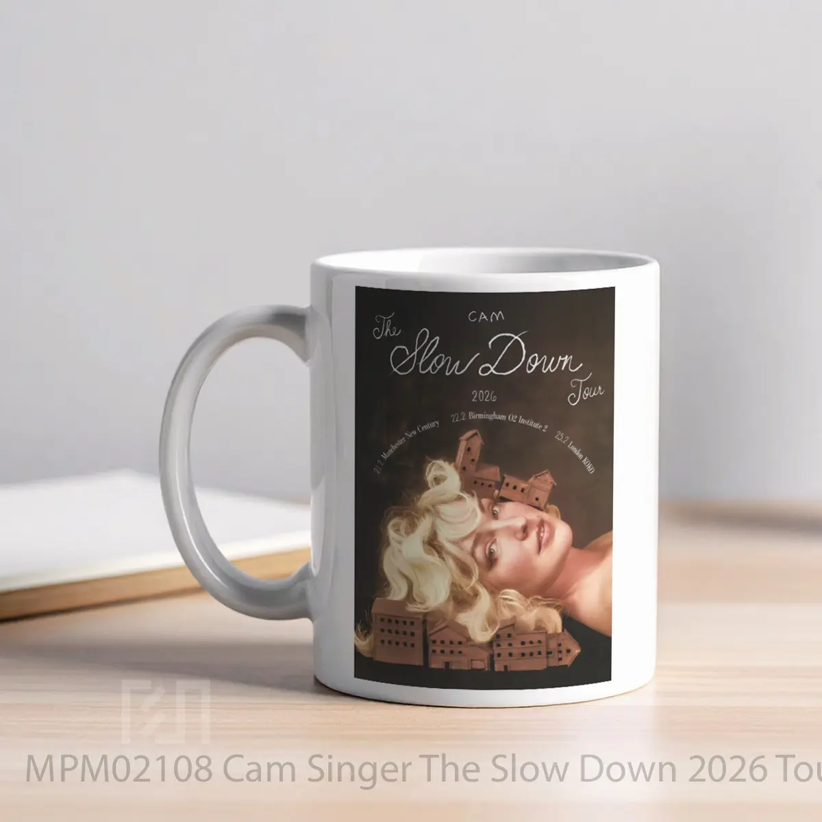 Mug Cam Singer The Slow Down 2026 Tour MPM02108 - All-side / Desain