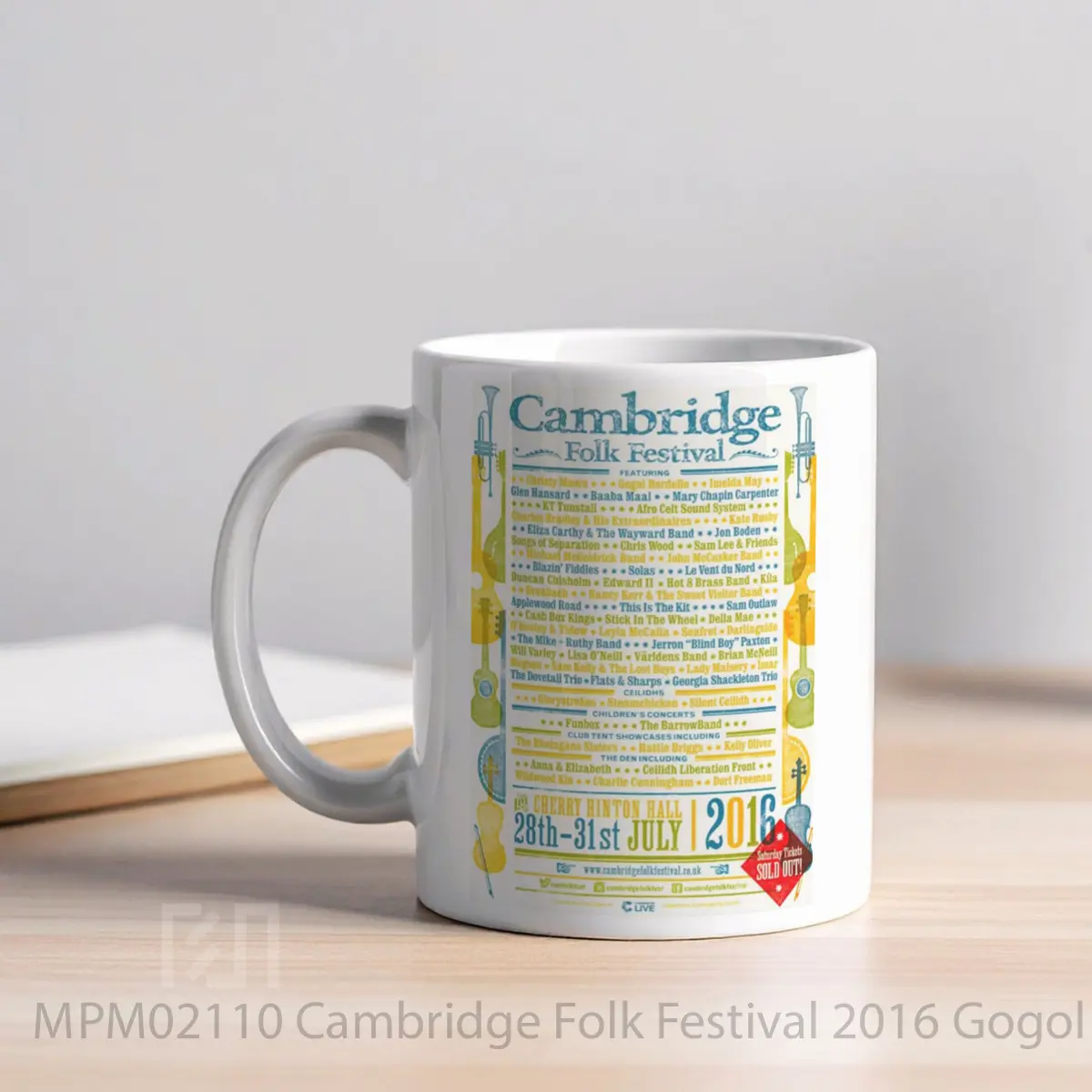 Mug Cambridge Folk Festival 2016 Gogol Bordello Christine And The Queens MPM02110 - All-side / Desain
