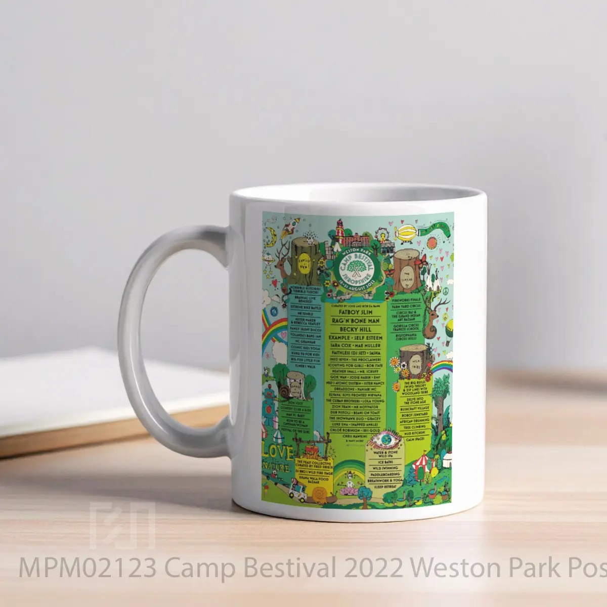Mug Camp Bestival 2022 Weston Park MPM02123 - All-side / Desain