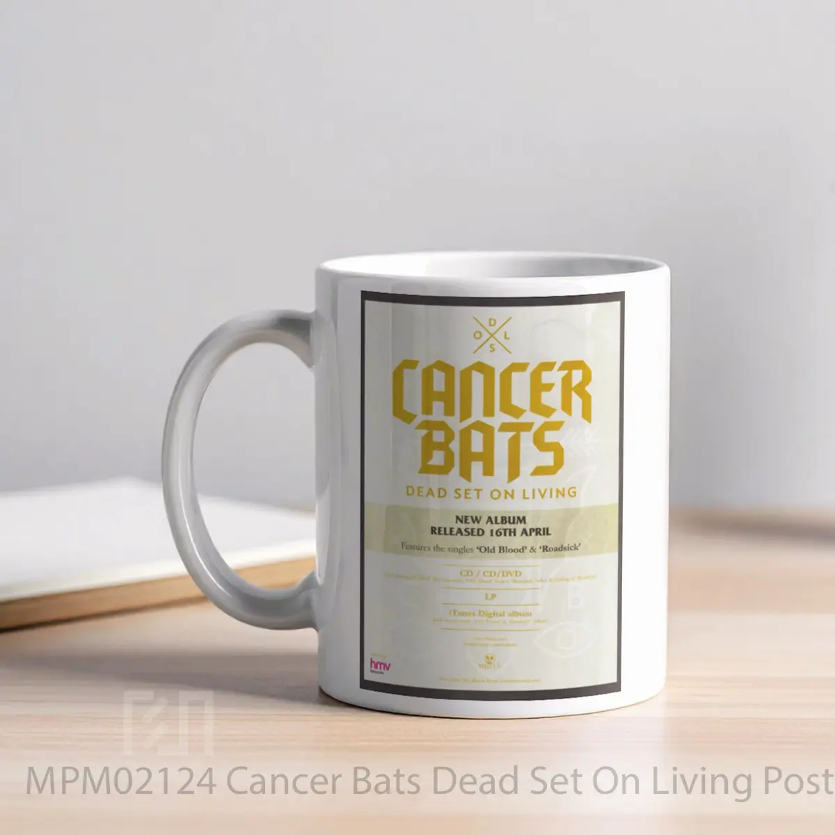 Mug Cancer Bats Dead Set On Living MPM02124 - All-side / Desain