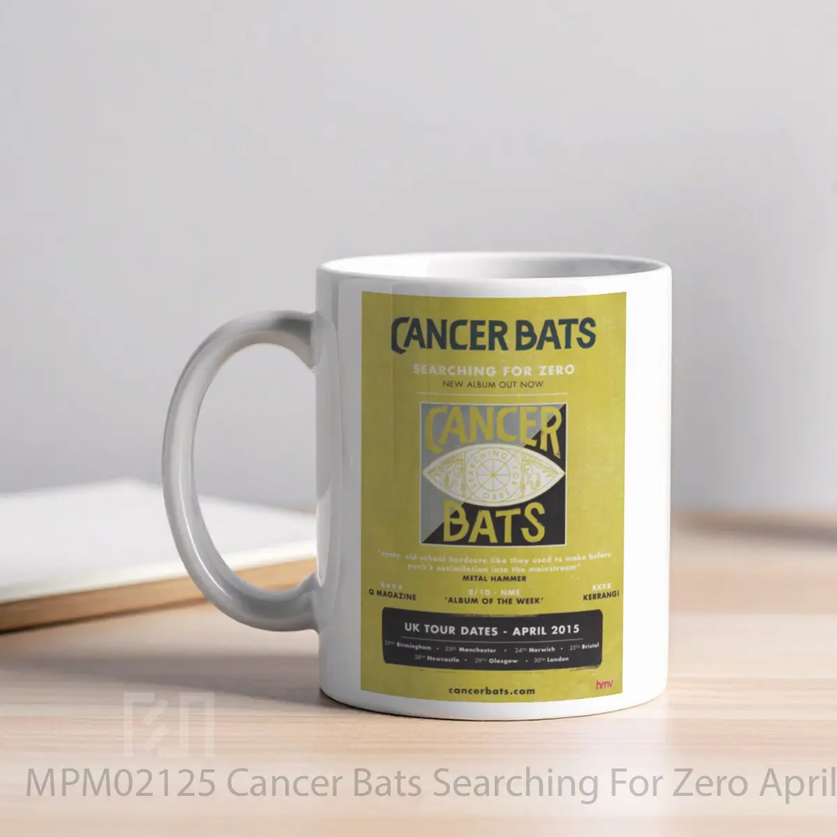 Mug Cancer Bats Searching For Zero April 2015 Uk Tour MPM02125 - All-side / Desain
