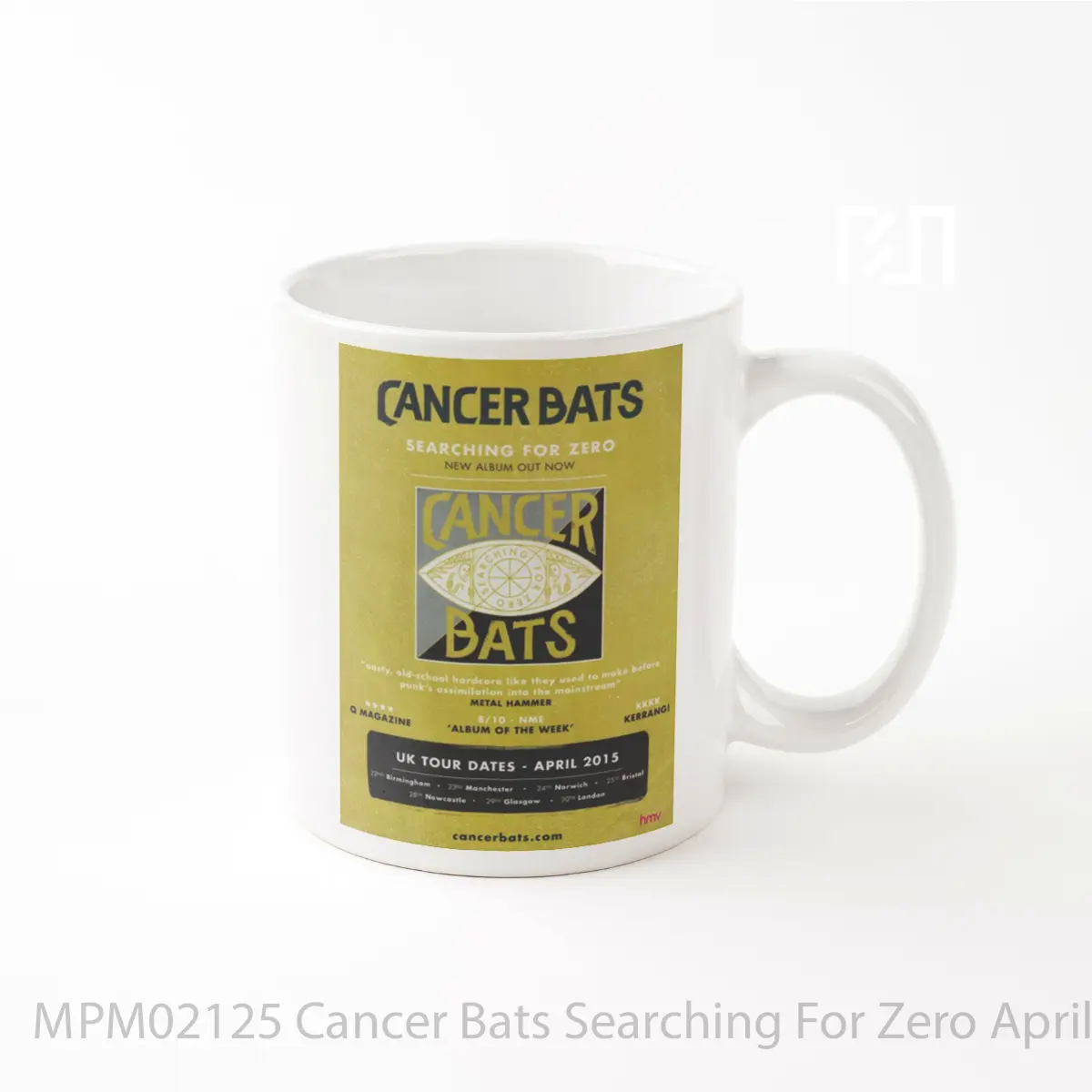 Mug Cancer Bats Searching For Zero April 2015 Uk Tour MPM02125