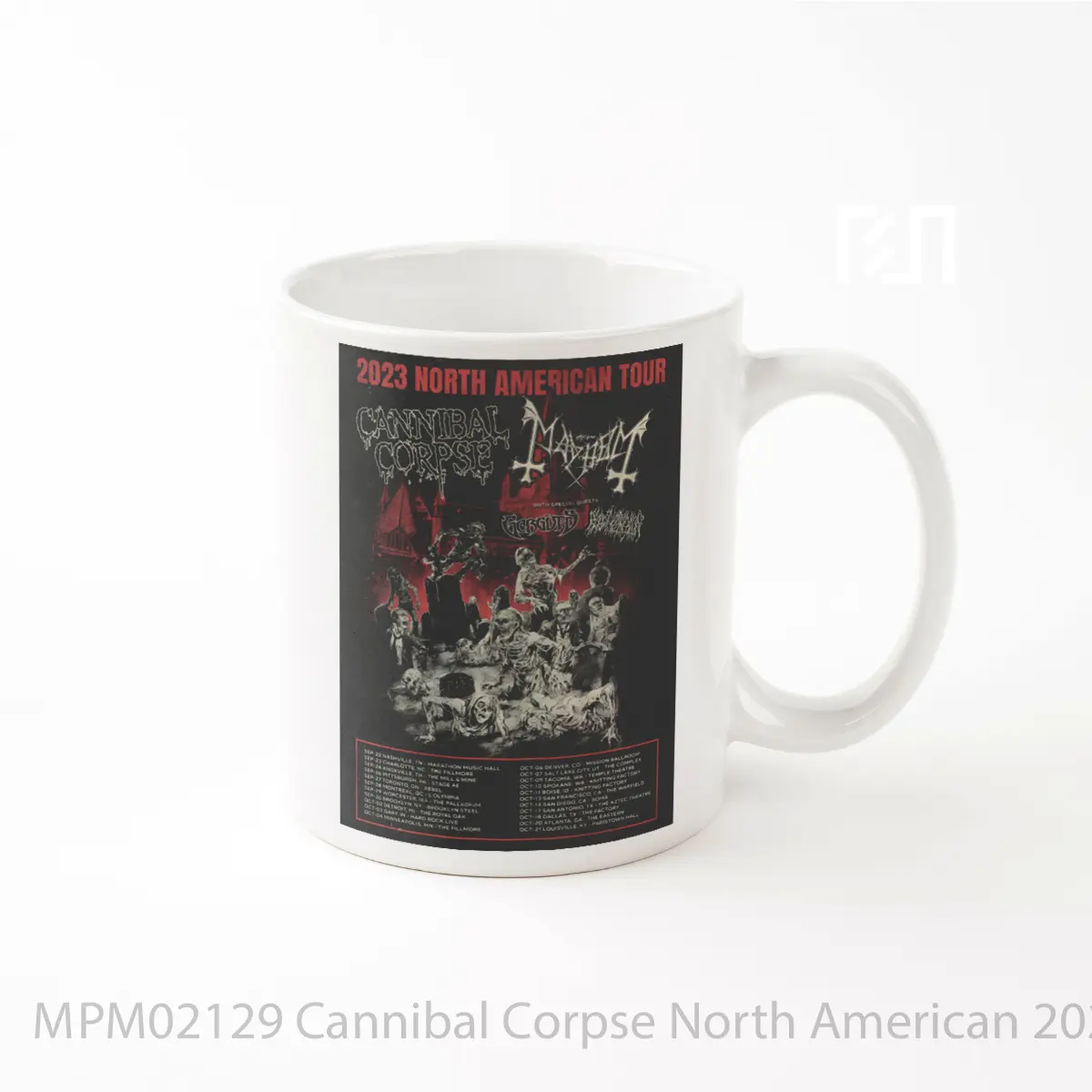 Mug Cannibal Corpse North American 2023 MPM02129