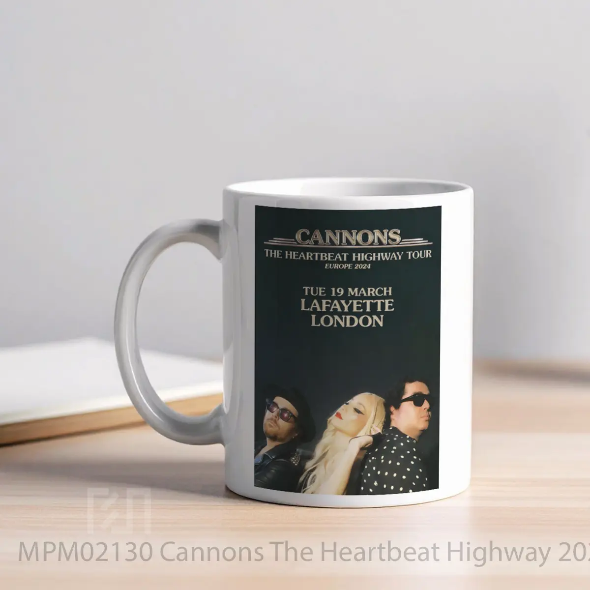 Mug Cannons The Heartbeat Highway 2024 Tour 1 MPM02130 - All-side / Desain