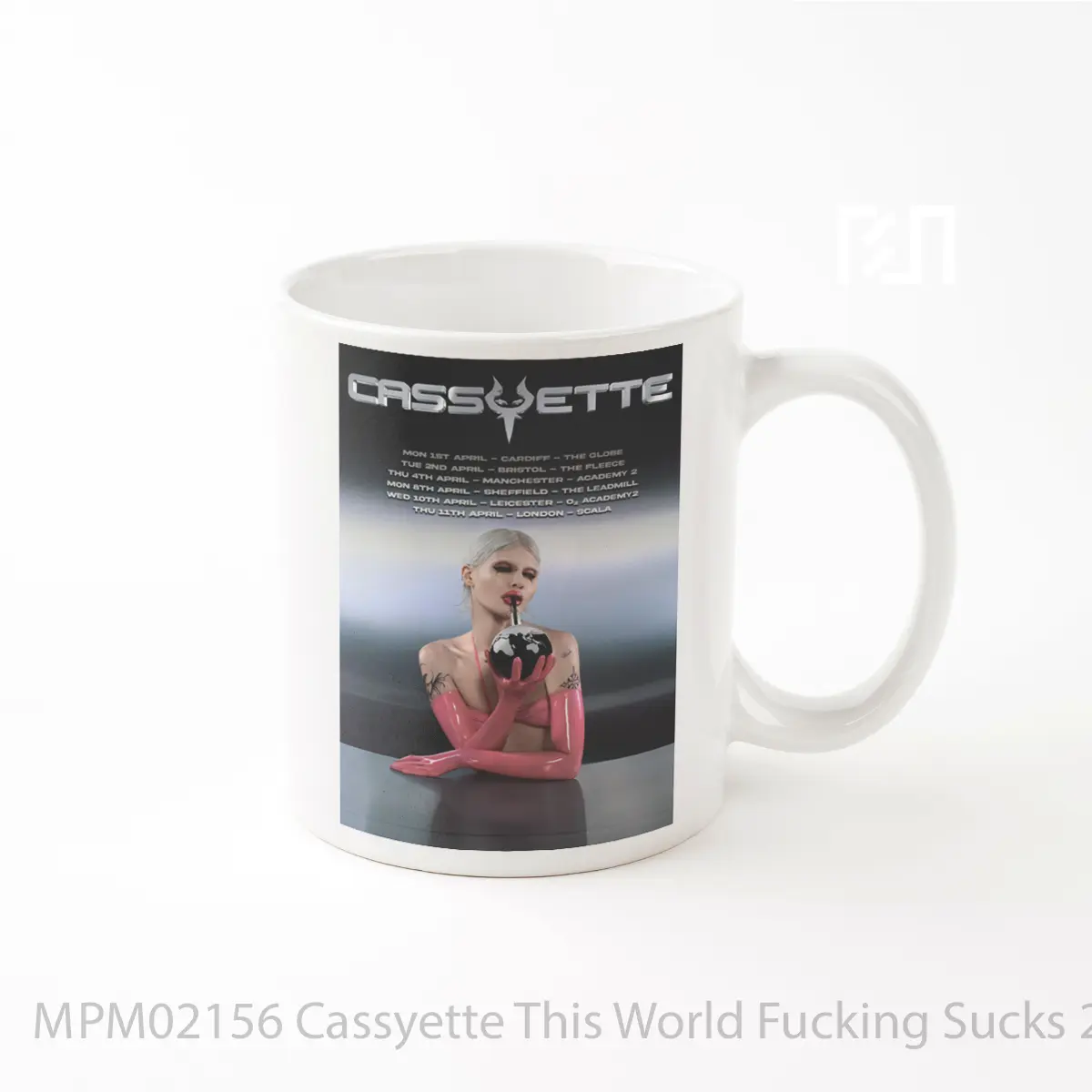 Mug Cassyette This World Fucking Sucks 2024 Uk Tour Po MPM02156