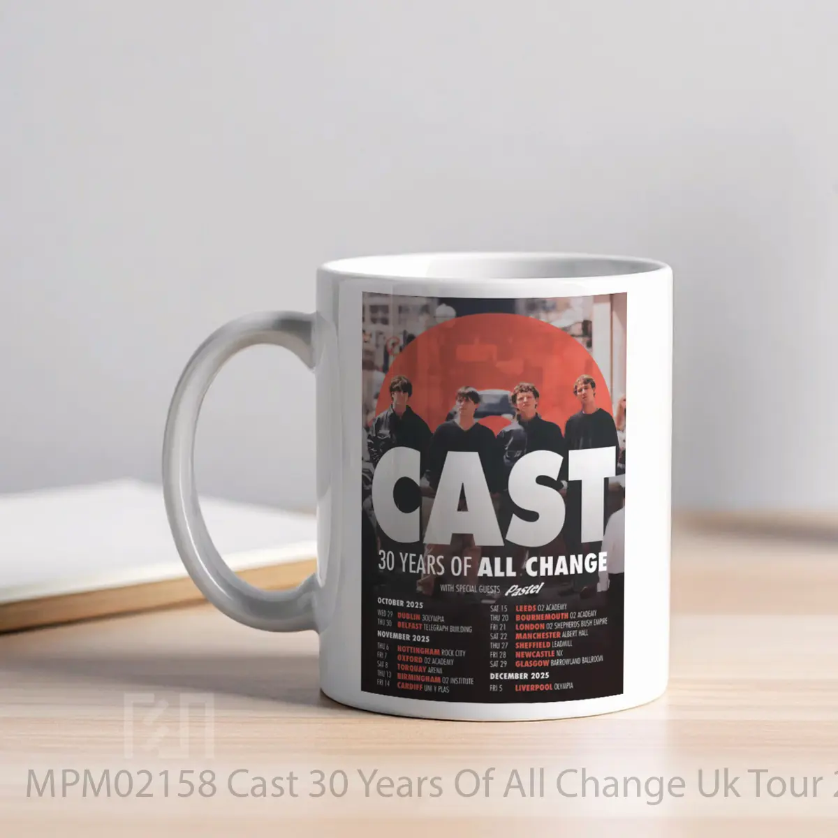 Mug Cast 30 Years Of All Change Uk Tour 2025 MPM02158 - All-side / Desain