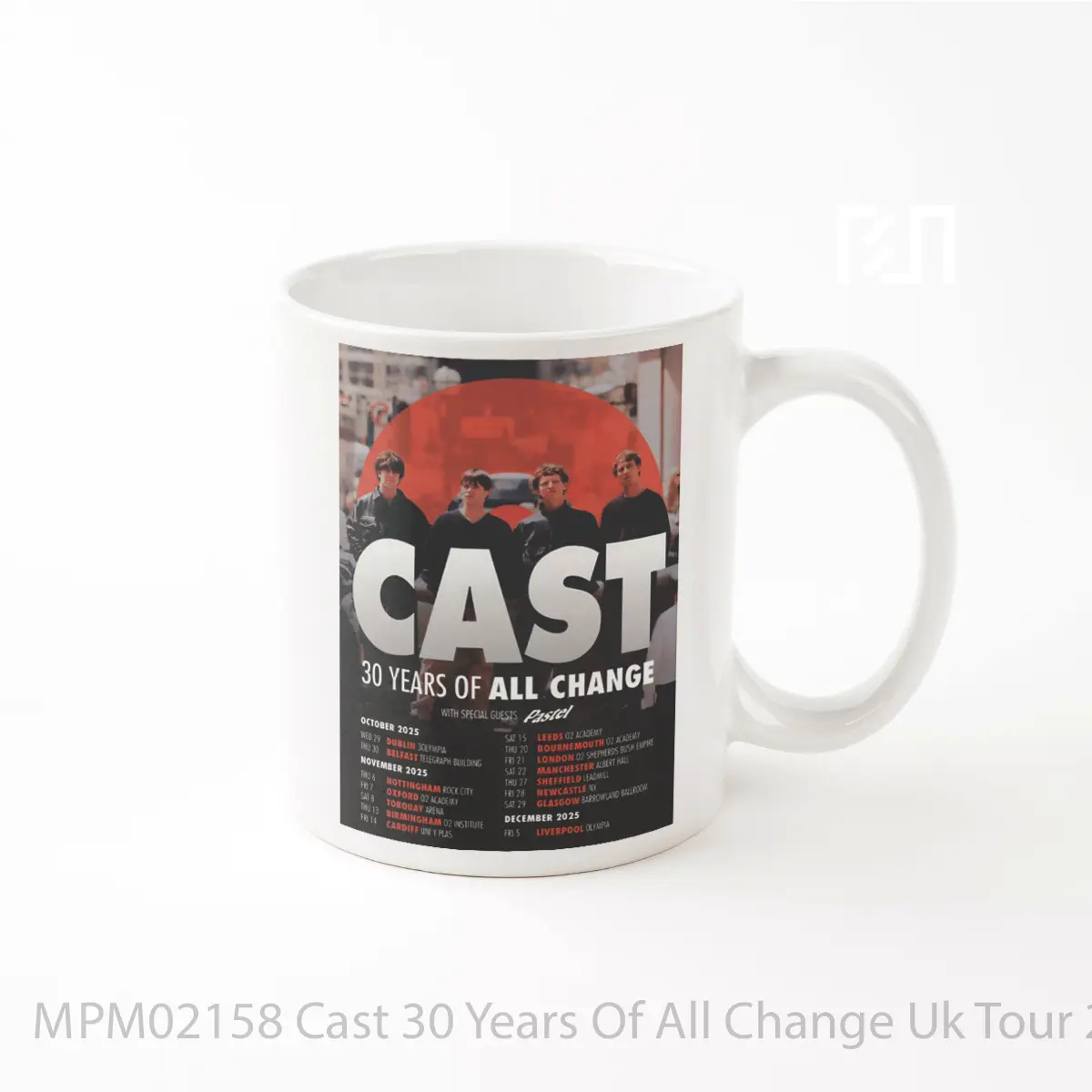Mug Cast 30 Years Of All Change Uk Tour 2025 MPM02158