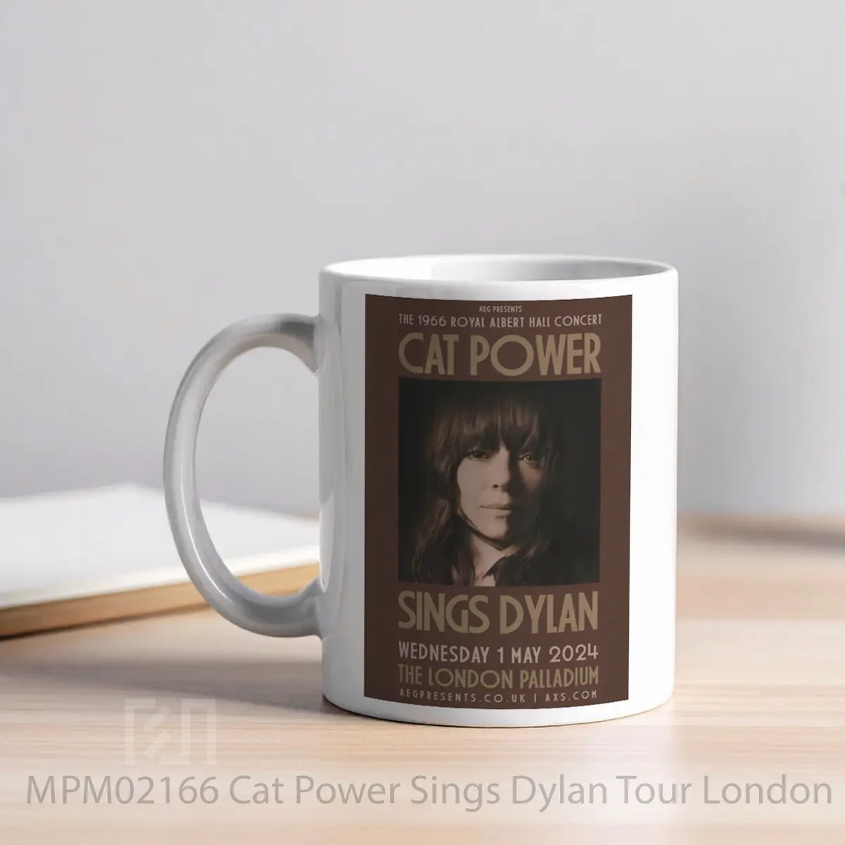 Mug Cat Power Sings Dylan Tour London 2024 MPM02166 - All-side / Desain