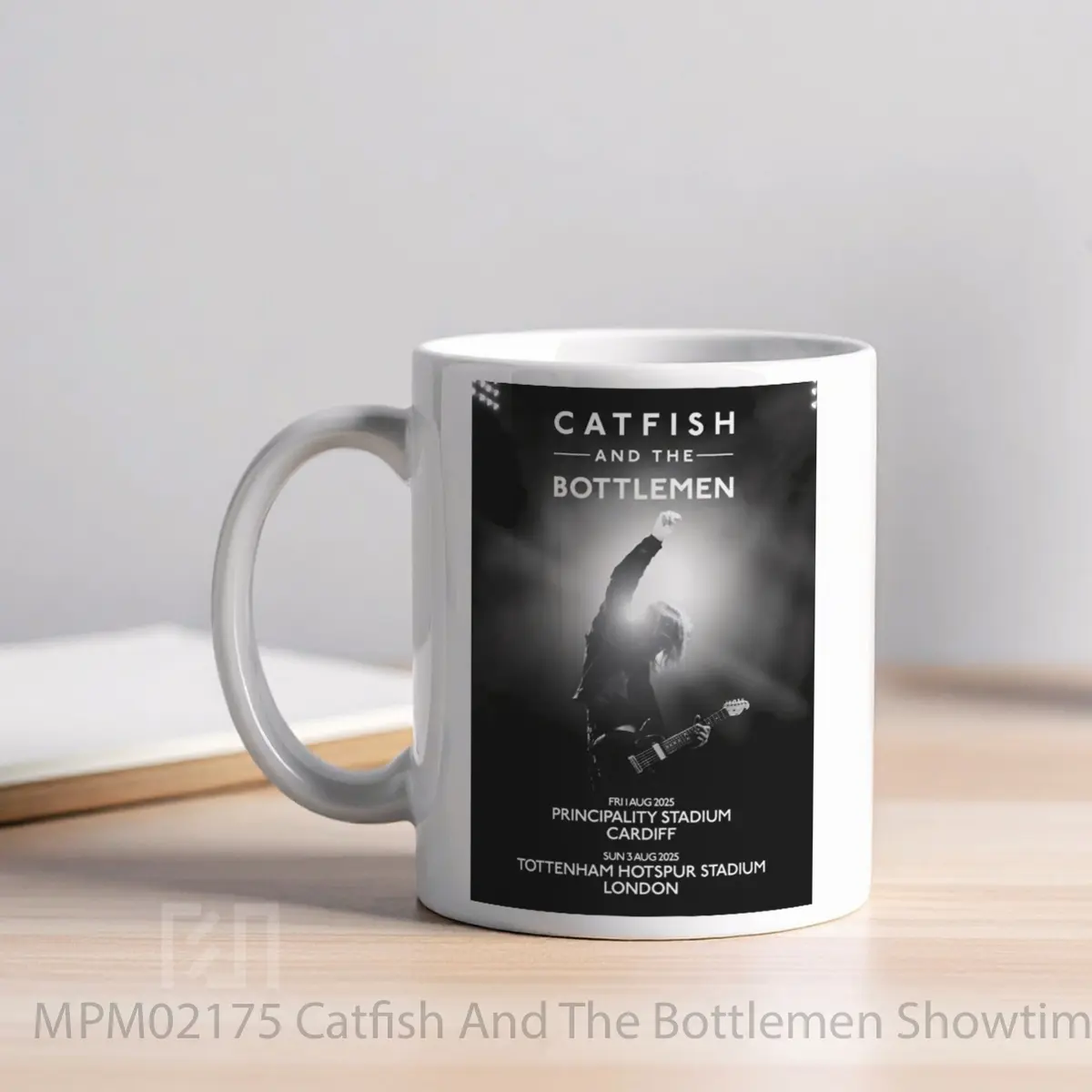 Mug Catfish And The Bottlemen Showtime Uk Tour 2025 Cardiff MPM02175 - All-side / Desain