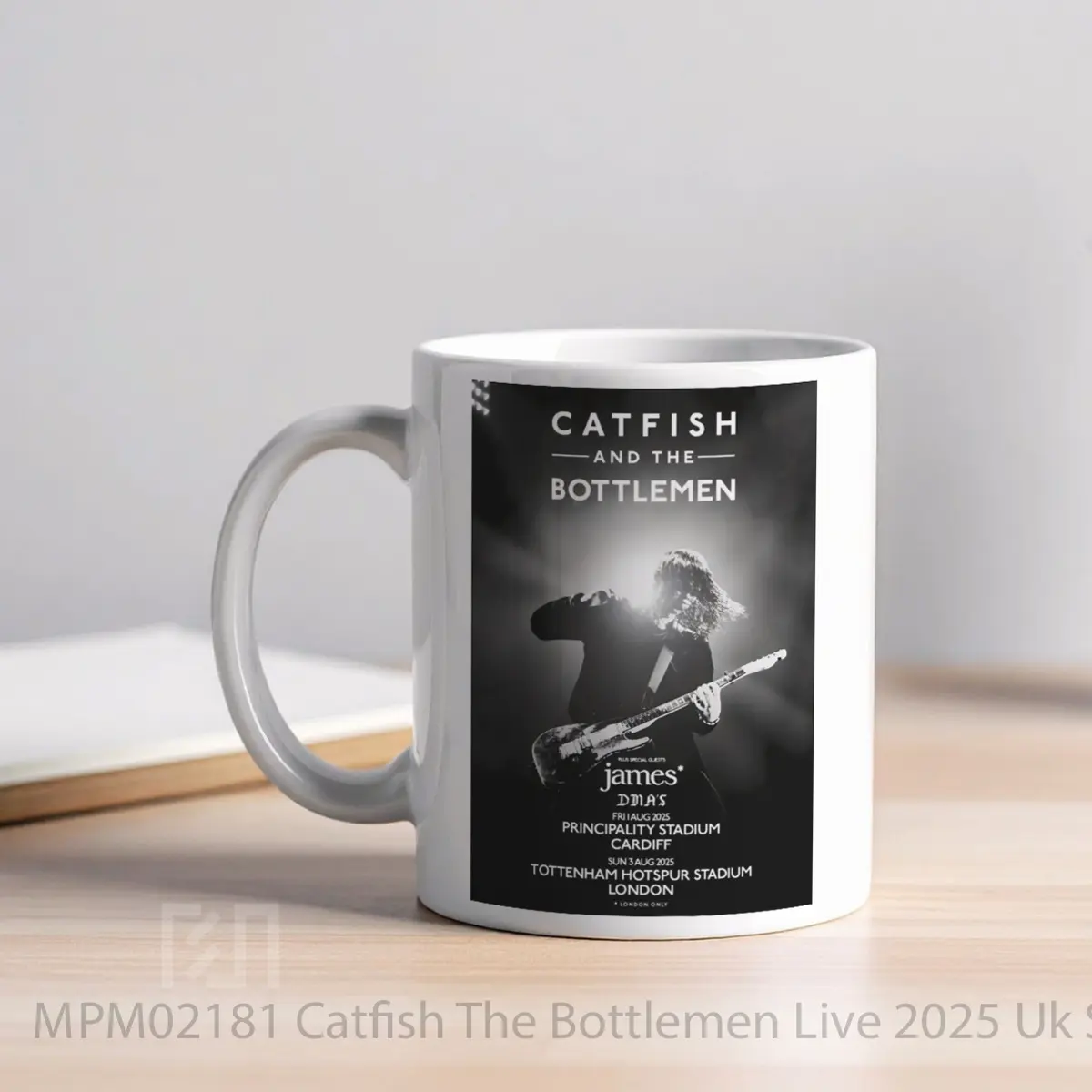 Mug Catfish The Bottlemen Live 2025 Uk Stadium Tour MPM02181 - All-side / Desain