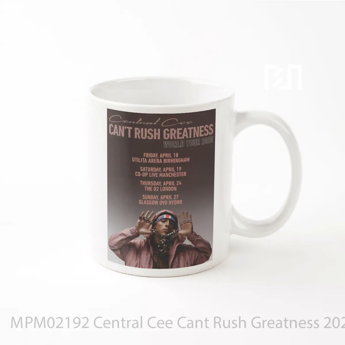 Mug Central Cee Cant Rush Greatness 2025 Uk Arena Tou MPM02192