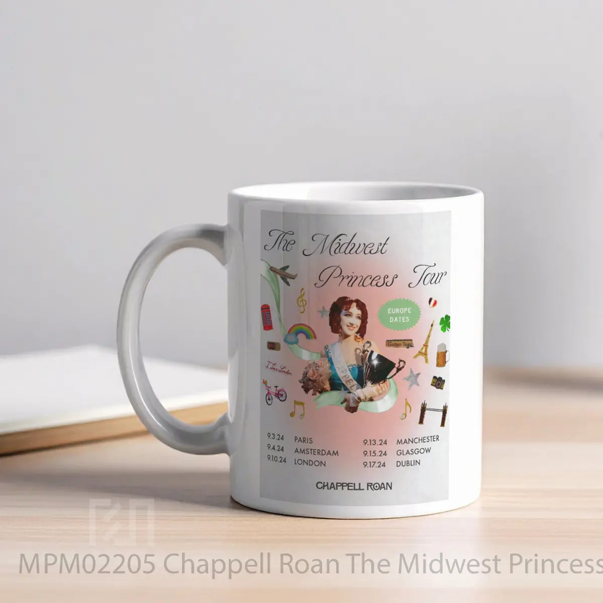 Mug Chappell Roan The Midwest Princess Uk Europe Tour 2024 MPM02205 - All-side / Desain