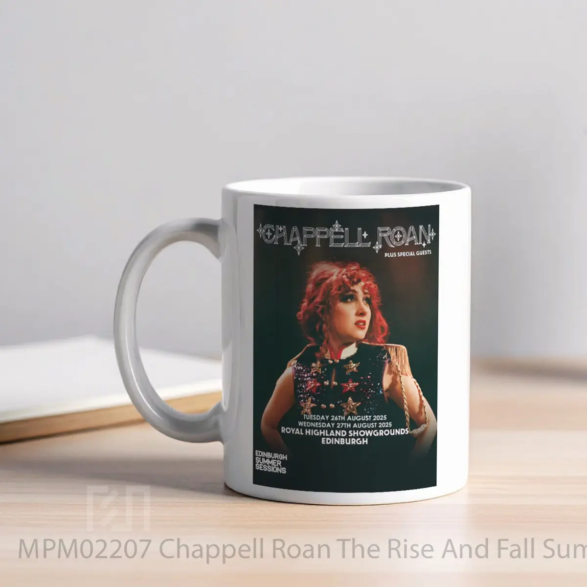 Mug Chappell Roan The Rise And Fall Summer Tour 2025 Edinburgh MPM02207 - All-side / Desain