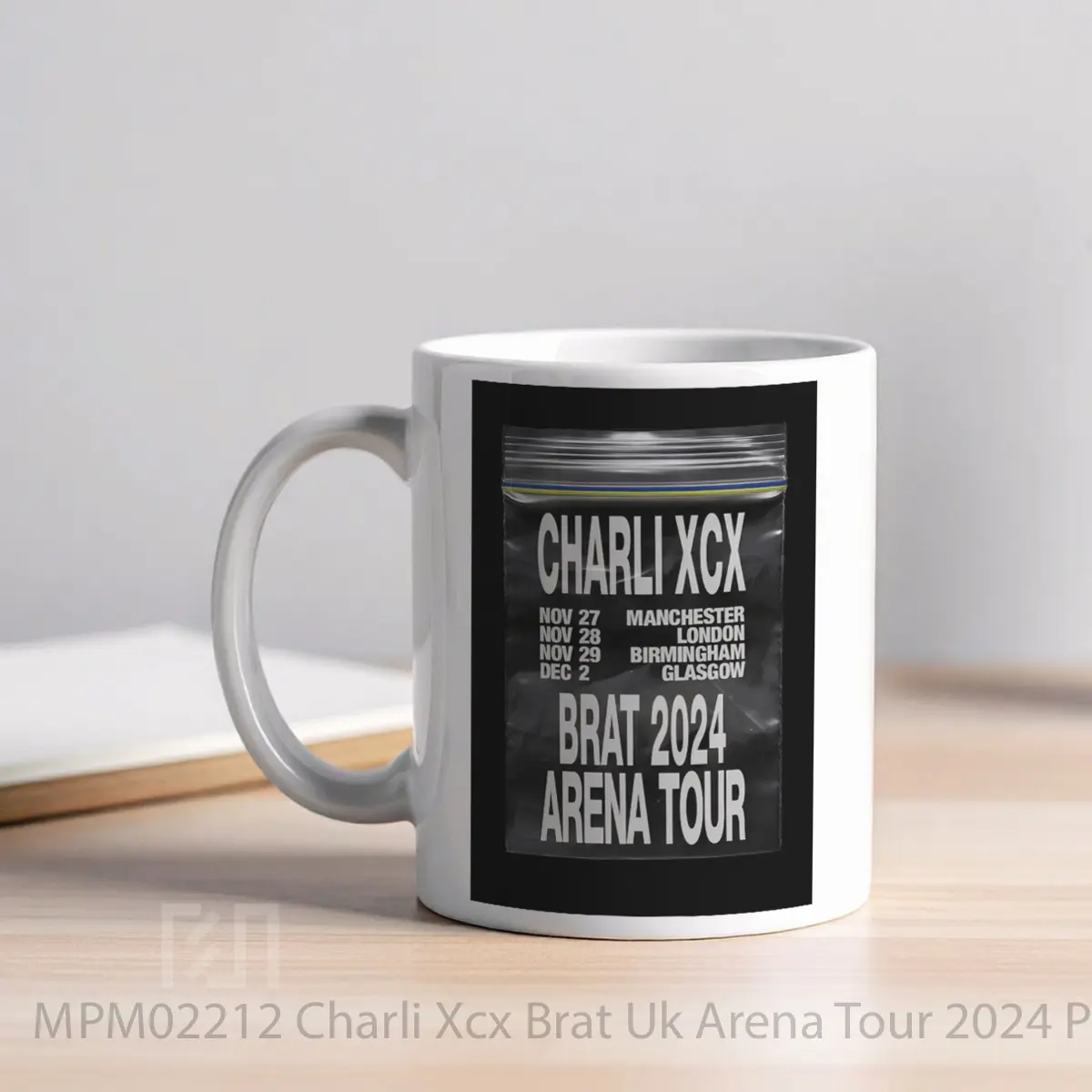 Mug Charli Xcx Brat Uk Arena Tour 2024 MPM02212 - All-side / Desain