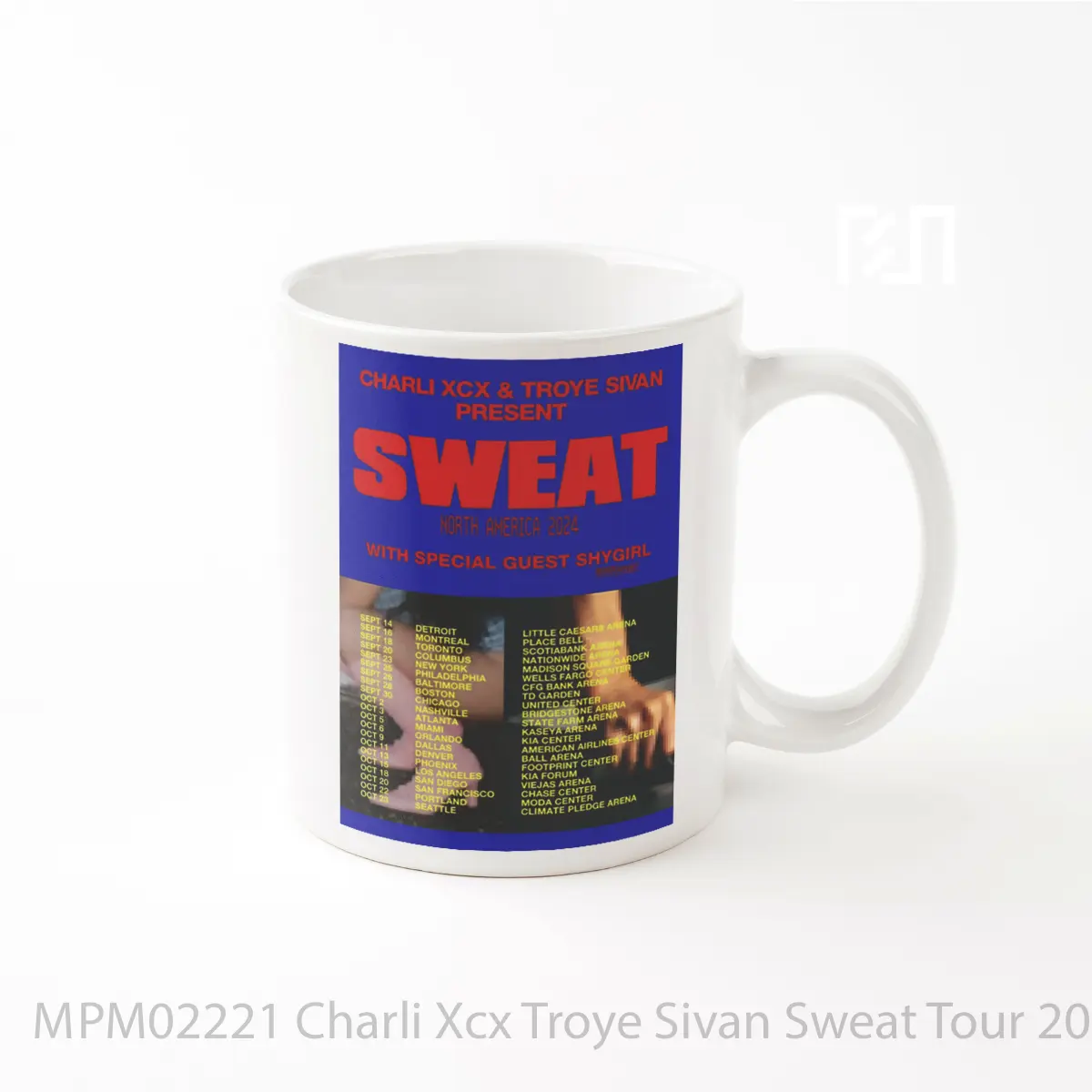 Mug Charli Xcx Troye Sivan Sweat Tour 2024 North America MPM02221