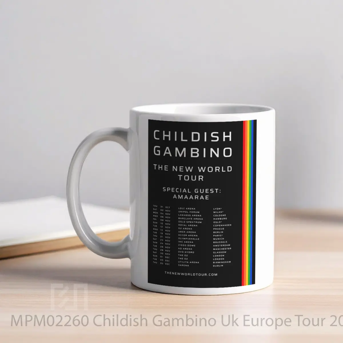 Mug Childish Gambino Uk Europe Tour 2024 MPM02260 - All-side / Desain