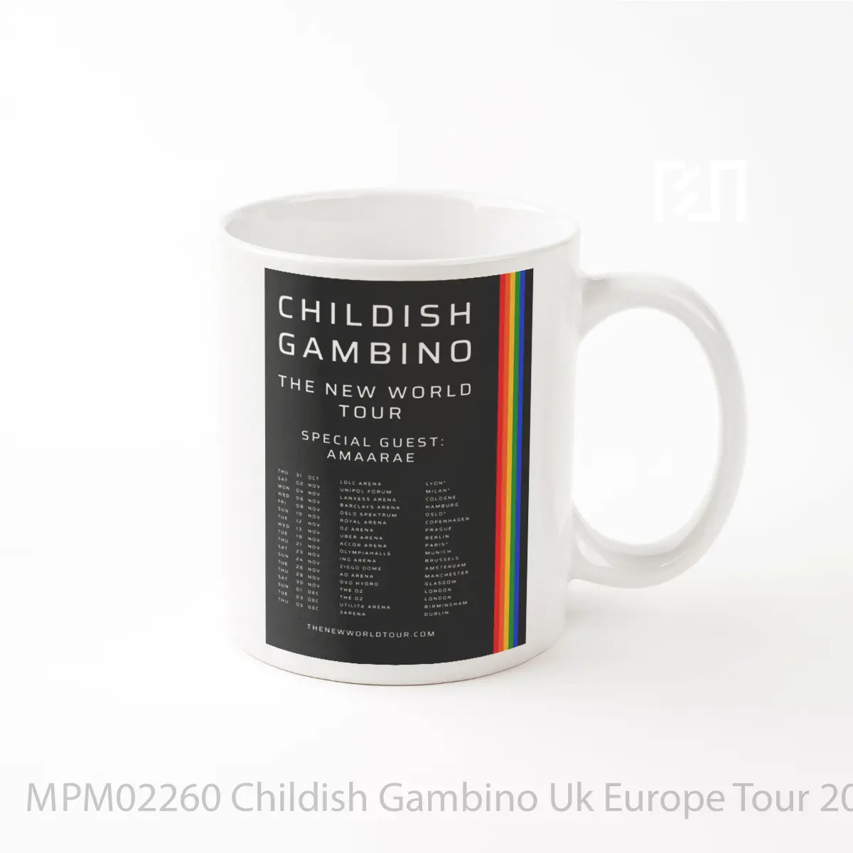 Mug Childish Gambino Uk Europe Tour 2024 MPM02260