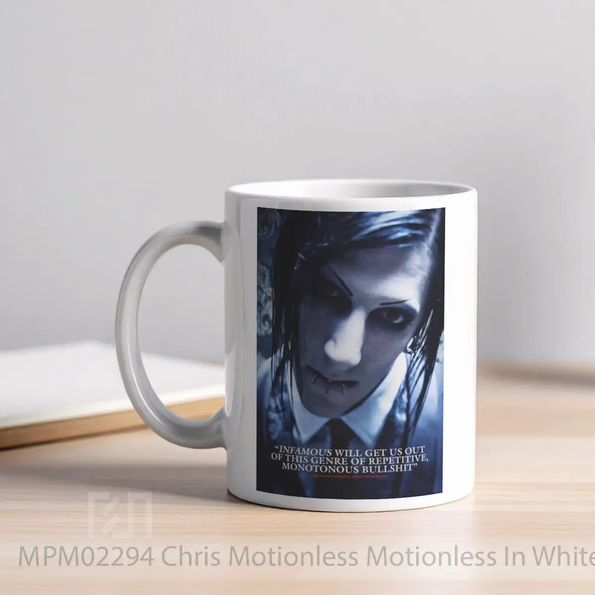 Mug Chris Motionless Motionless In White 3 MPM02294 - All-side / Desain