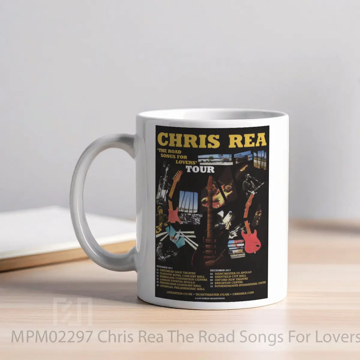 Mug Chris Rea The Road Songs For Lovers 2017 Uk Tour MPM02297 - All-side / Desain