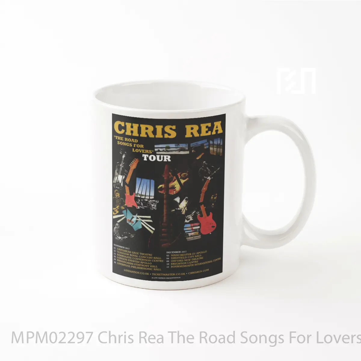 Mug Chris Rea The Road Songs For Lovers 2017 Uk Tour MPM02297