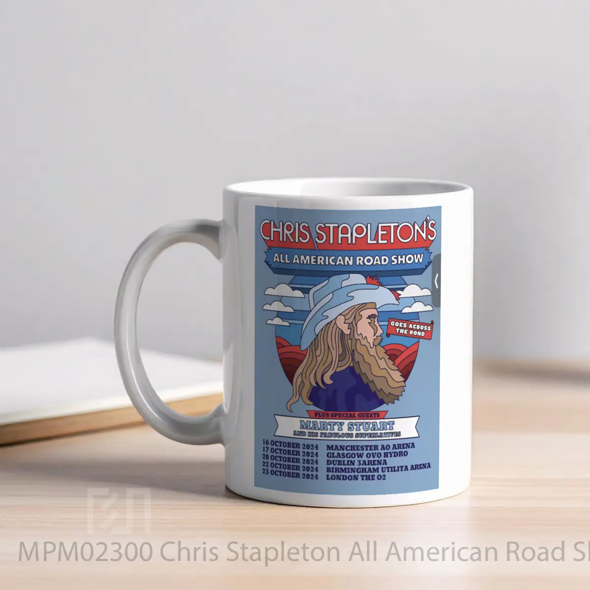 Mug Chris Stapleton All American Road Show Uk Tour 2024 MPM02300 - All-side / Desain